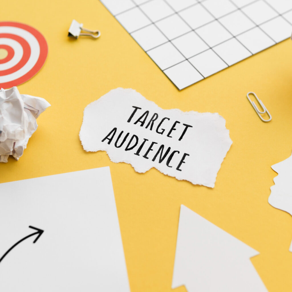 high-angle-piece-paper-with-target-audience